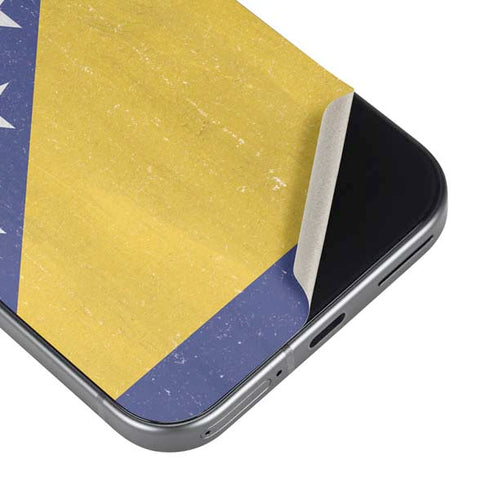 Bosnia and Herzegovina Flag Distressed Google Pixel 9a Skin